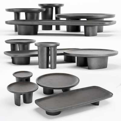 BAXTER现代茶几3D模型下载